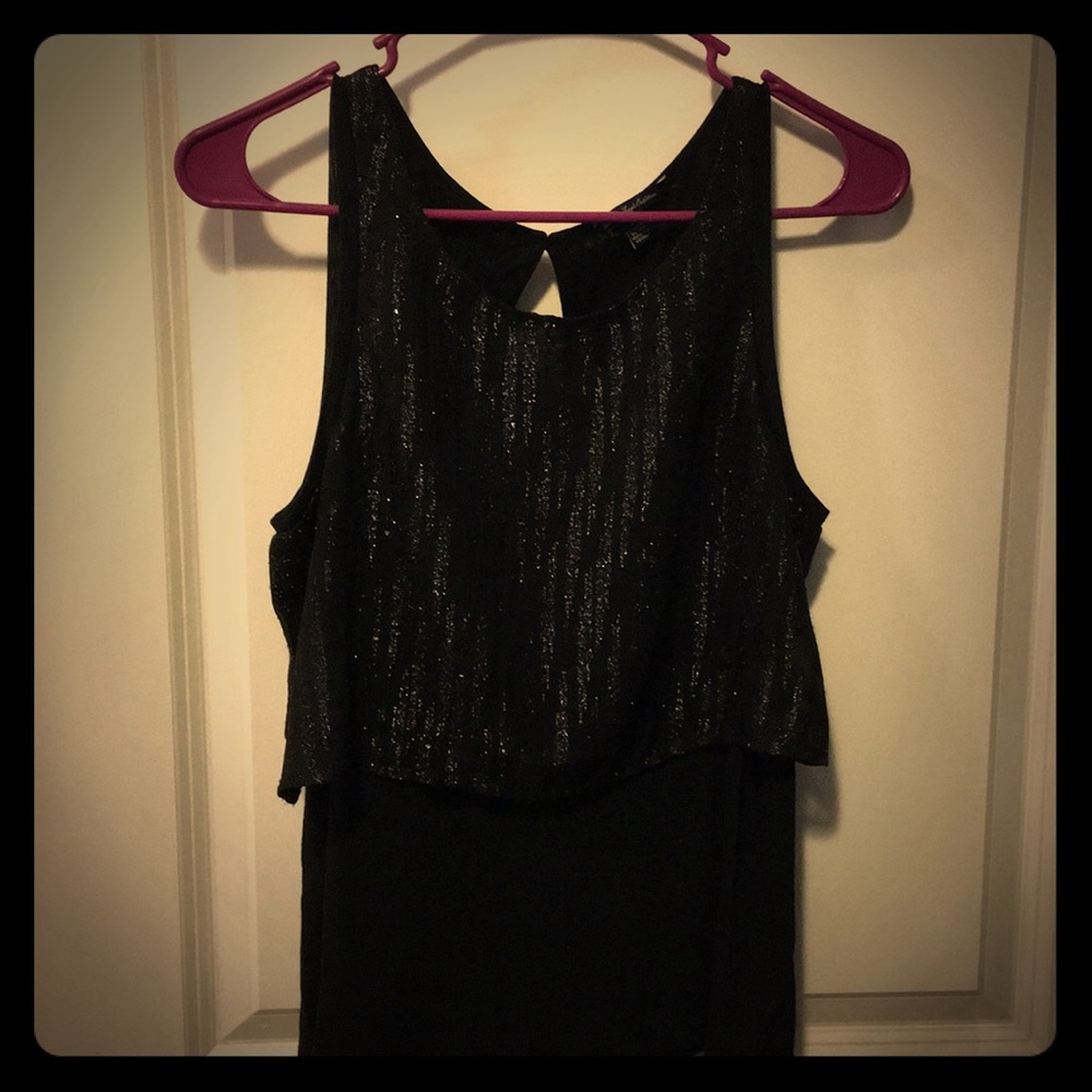 Black tank top